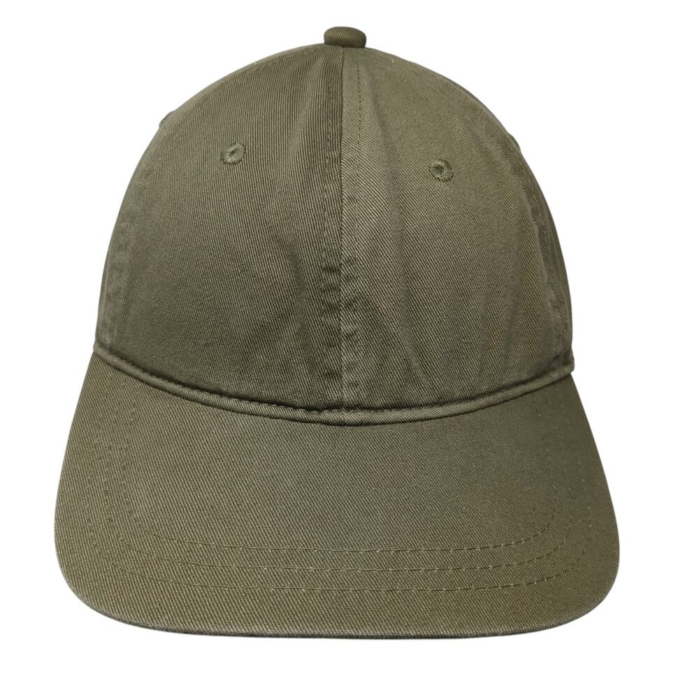 Universal Thread Slideback Baseball Cap Green One Size Adjustable 6 Panel Blank